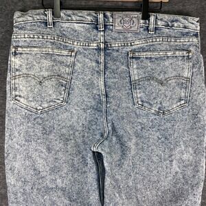 Vintage Levis Silver Tab Men Acid Wash Jeans Relaxed Straight Leg 38x29 Blue